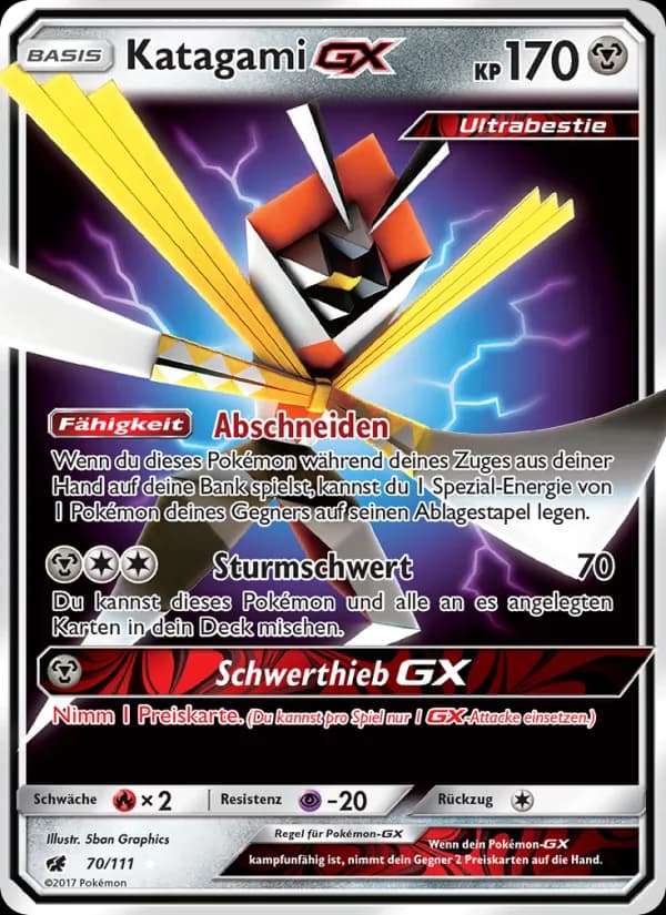 Katagami GX card in German