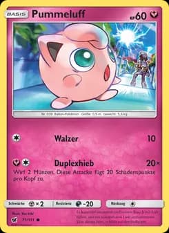 Pummeluff card in German