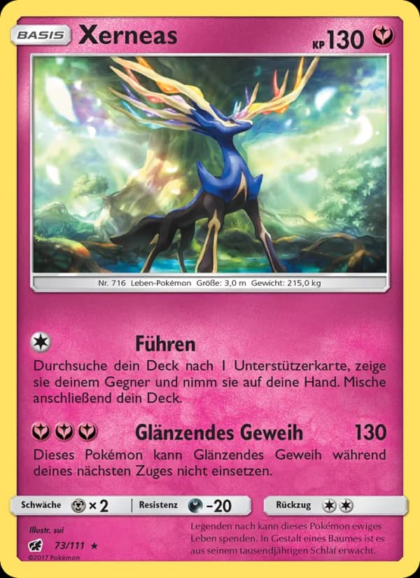 Xerneas card in German