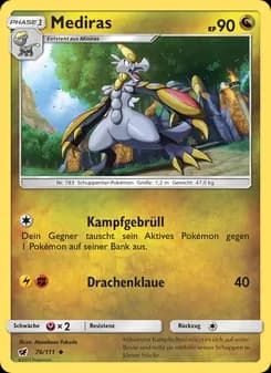 Mediras card in German