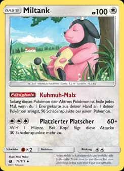 Miltank card in German