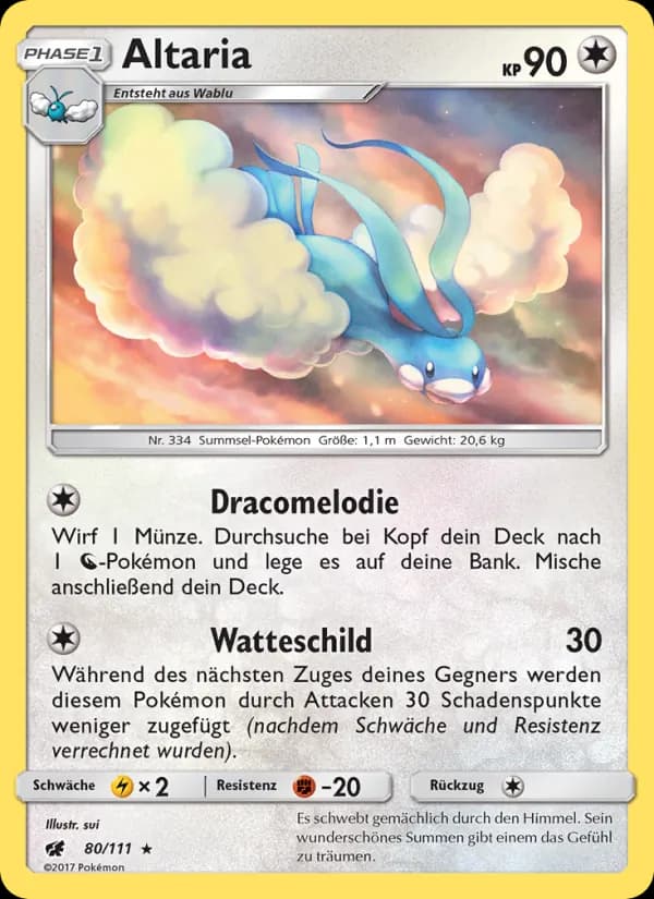 Altaria card in German