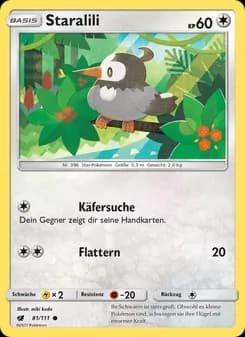 Staralili card in German