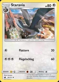 Staravia card in German
