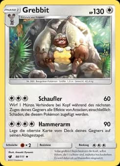 Grebbit card in German