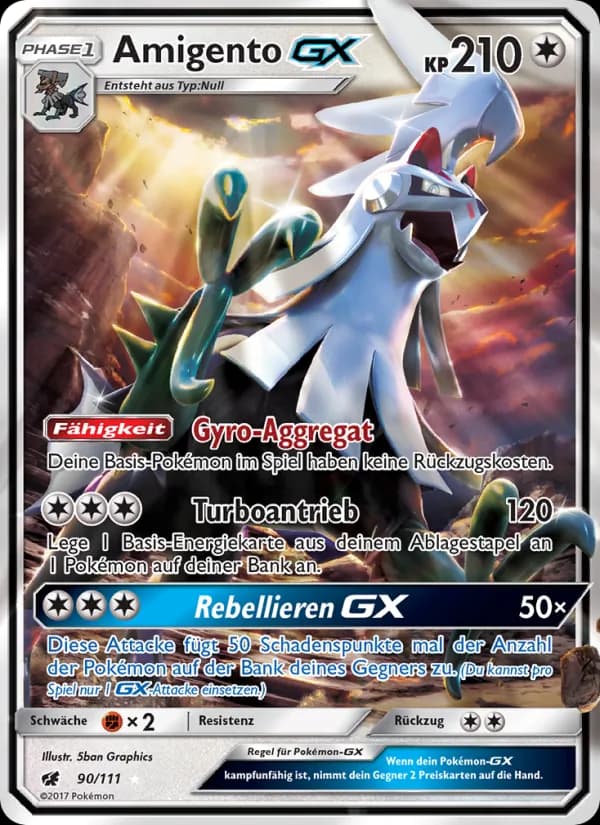 Amigento GX card in German