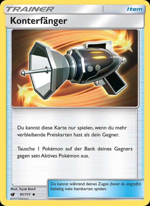 Konterfänger card in German