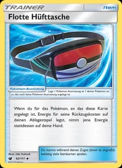Flotte Hüfttasche card in German