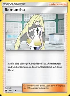 Samantha card in German