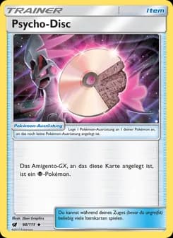 Psycho-Disc card in German