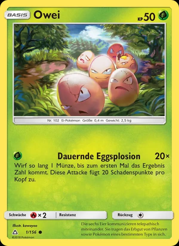 Owei card in German