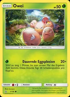 Owei card in German