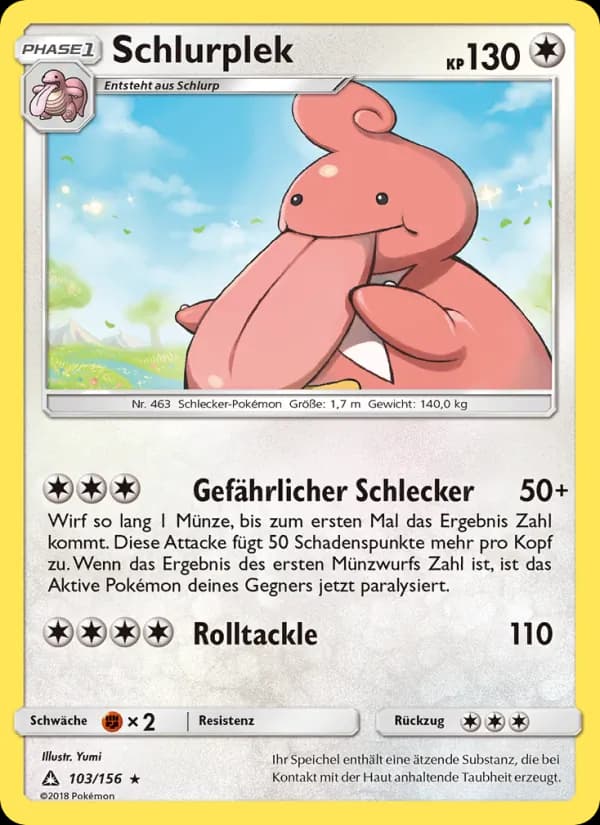 Schlurplek card in German