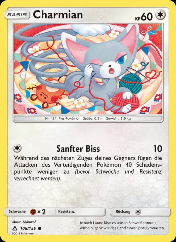 Charmian card in German