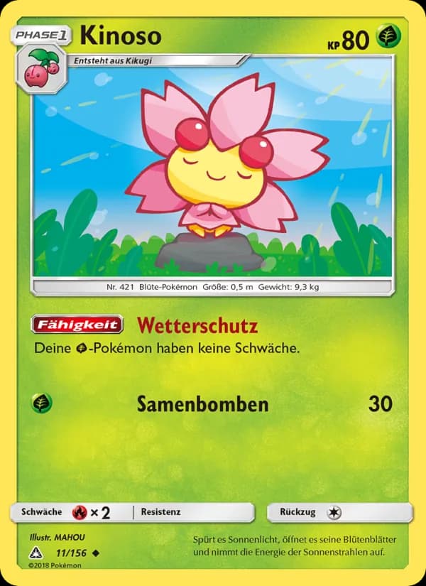 Kinoso card in German