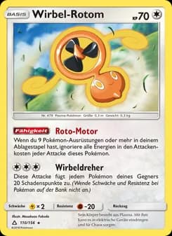 Wirbel-Rotom card in German