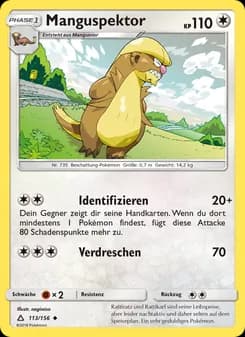 Manguspektor card in German