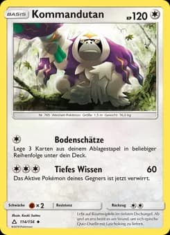 Kommandutan card in German