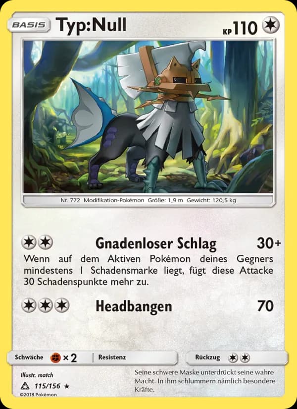 Typ:Null card in German