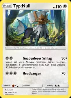 Typ:Null card in German