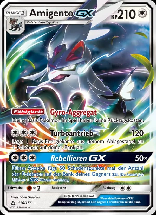 Amigento GX card in German