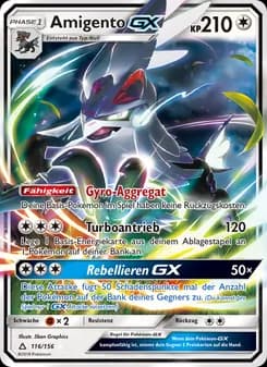 Amigento GX card in German
