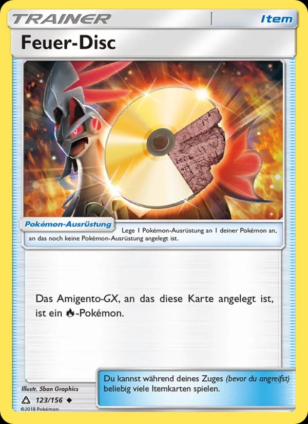 Feuer-Disc card in German