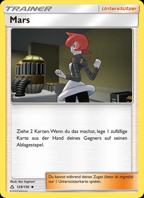 Mars card in German
