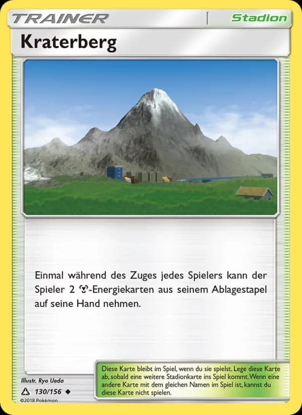 Kraterberg card in German