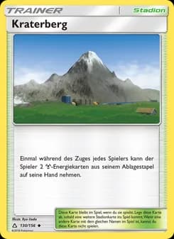 Kraterberg card in German