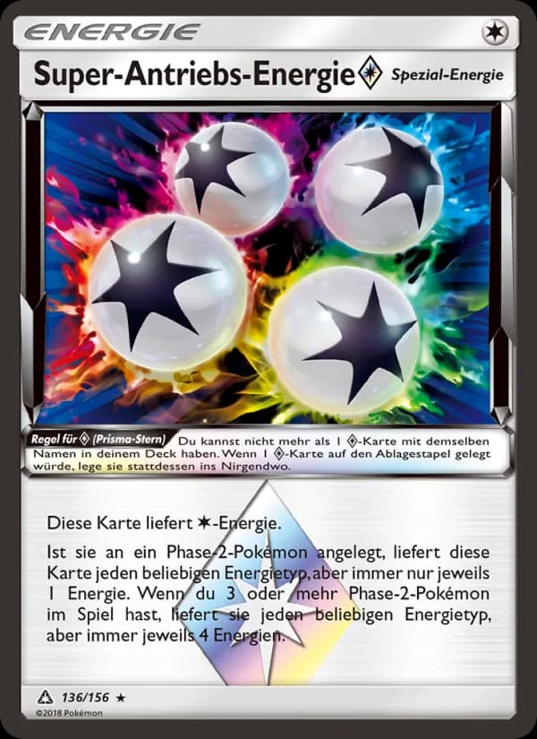 Super-Antriebs-Energie ◇ card in German
