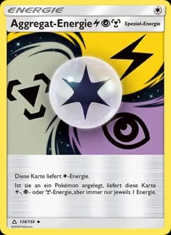 Aggregat-Energie LightningPsychicMetal card in German