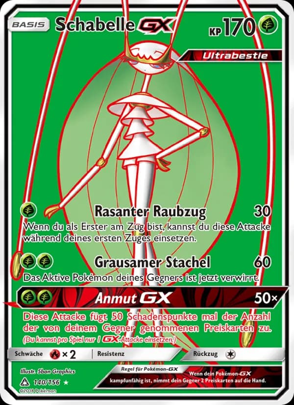 Schabelle GX card in German