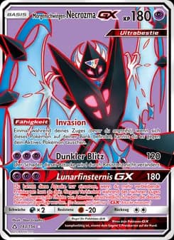 Morgenschwingen-Necrozma GX card in German
