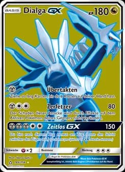 Dialga GX card in German