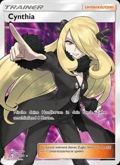Cynthia card in German