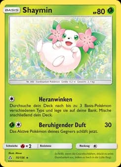 Shaymin card in German
