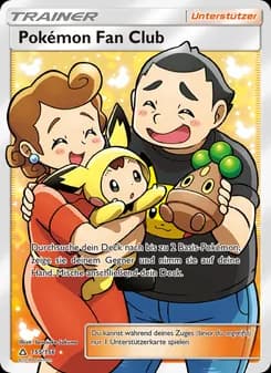 Pokémon Fan Club card in German