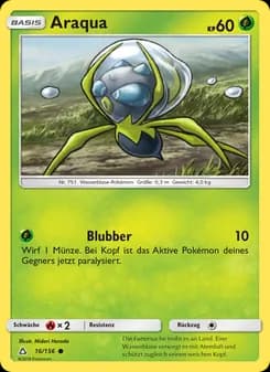 Araqua card in German