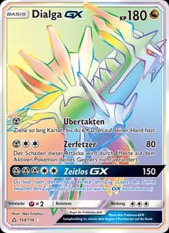 Dialga GX card in German