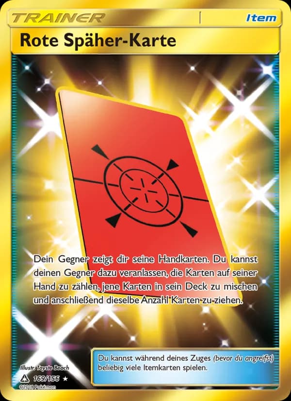 Rote Späher-Karte card in German
