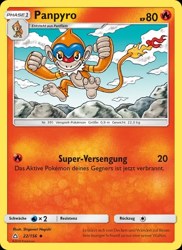Panpyro card in German