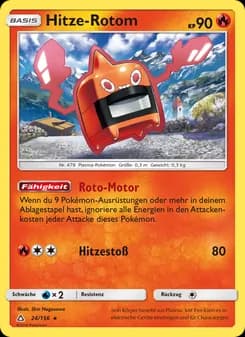 Hitze-Rotom card in German