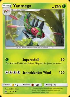 Yanmega card in German