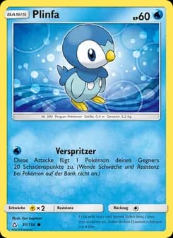 Plinfa card in German