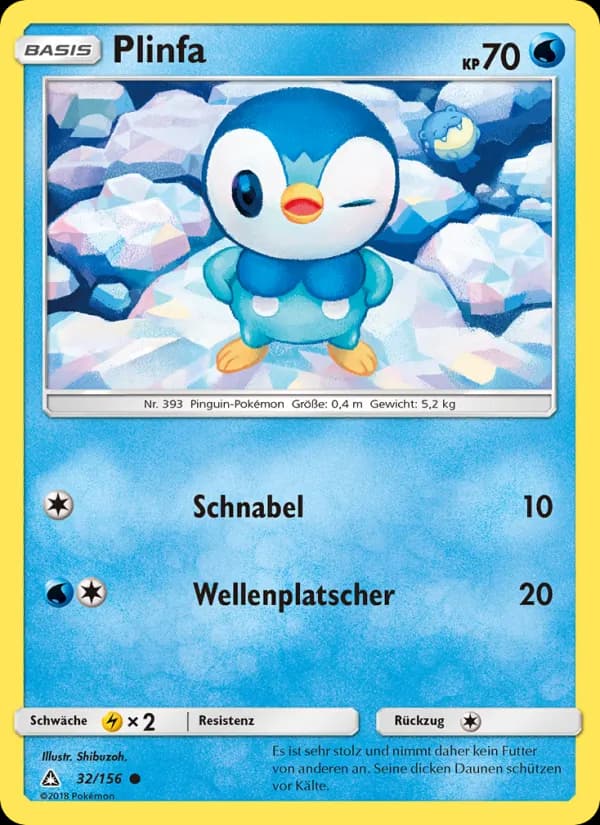 Plinfa card in German
