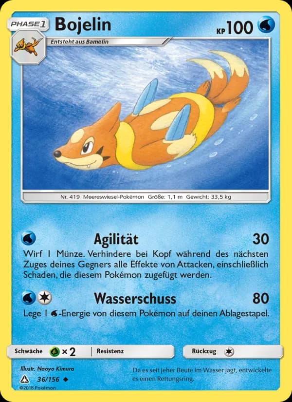 Bojelin card in German