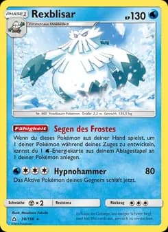 Rexblisar card in German