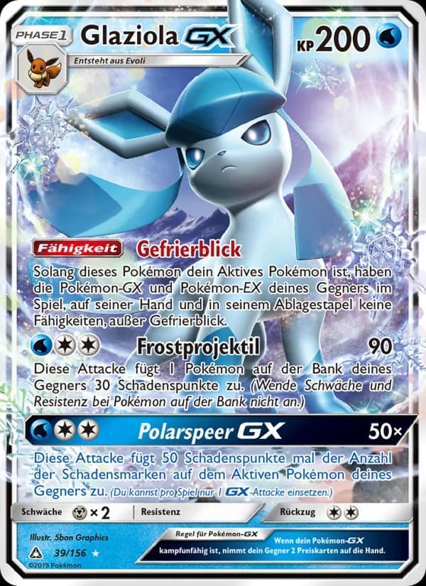 Glaziola GX card in German