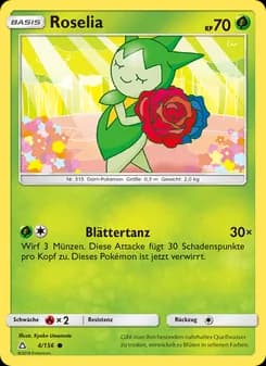 Roselia card in German